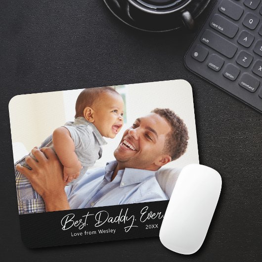 Custom Foto Best Daddy Ever Mousepad