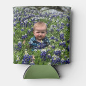 Custom Foto Best Daddy Vatertag Dosenkühler (Vorderseite)