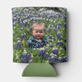 Custom Foto Best Daddy Vatertag Dosenkühler (Rückseite)