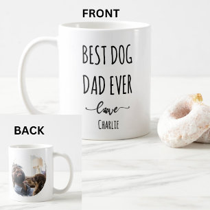 Custom Foto Best dog Dad Kaffeetasse