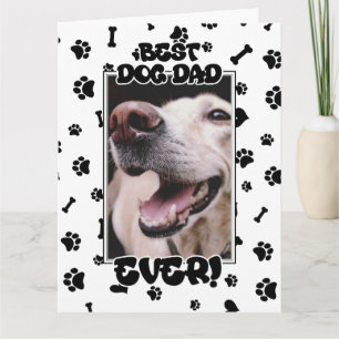 Custom Foto Best Dog Vater je Vatertag Karte