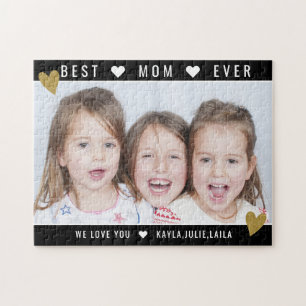 Custom Foto Best Mom Ever Mother's Day Puzzle