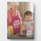 Custom Foto Best Nana Ever Grandma Geschenk Fotoplatte (Vorderseite)