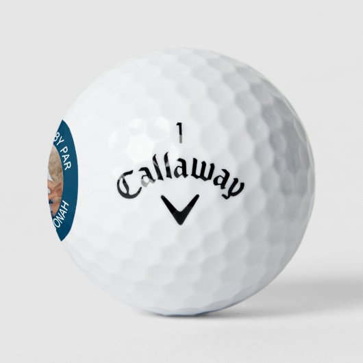 Custom Foto Best Vatertag Golfball (Logo)