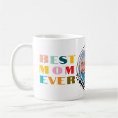 Custom Foto Beste Mutter je Tag Mütter Kaffeetasse (Links)