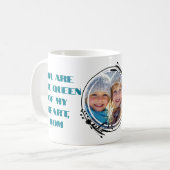 Custom Foto Beste Mutter je Tag Mütter Kaffeetasse (Vorderseite Links)