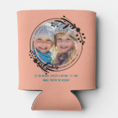 Custom Foto Beste Mütter und Familienmütter Tag Dosenkühler (Rückseite)