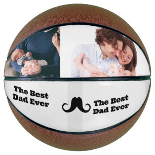 Custom Foto bester Papa je Basketball
