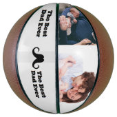 Custom Foto bester Papa je Basketball (Vertikal)