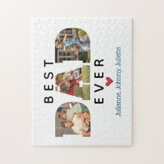 CUSTOM Foto Bester VATER je Vatertag Geschenk Puzzle