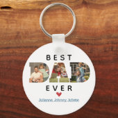 CUSTOM Foto Bester VATER je Vatertag Geschenk Schlüsselanhänger (Vorderseite)