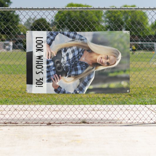 Custom Foto Birthday Banner (Insitu)