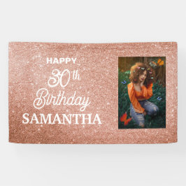 Custom Foto Birthday Banner