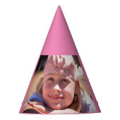 CUSTOM FOTO BIRTHDAY PARTY HAT HATTEN PARTYHÜTCHEN (Vorderseite)