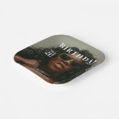 Custom Foto Birthday Party Magazine Cover Pappteller (Gewinkelt)