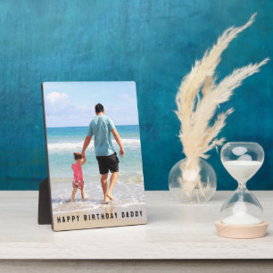 Custom Foto Birthday Personalize Easel Plaque Fotoplatte