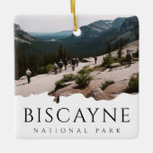 Custom Foto Biscayne Nationalpark Souvenir Keramikornament (Vorderseite)