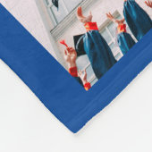 Custom Foto Blue Abschluss Class of 2023 School Fleecedecke (Ecke)