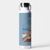 Custom Foto Blue Fotograf Trinkflasche (Vorne)