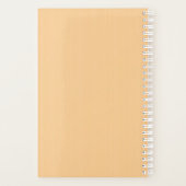 Custom Foto Border l Beruflich Elegant Weekly Planer (Rückseite)