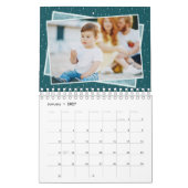 Custom Foto Bright Colors 2021 Family Kalender (Jan 2027)