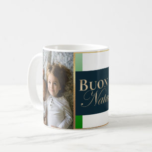 Custom Foto Buon Natale Italiale Weihnachten Kaffeetasse