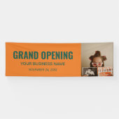 Custom Foto Business Grand Opening Marketing Banner (Horizontal)