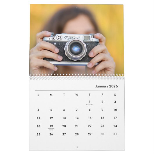 Custom Foto Calendar - Weihnachtsgeschenk Kalender (Jan 2026)