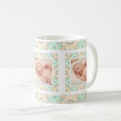Custom Foto Calm Blue Mother's Day Mama Mommy Tea Kaffeetasse (VorderseiteRechts)