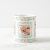 Custom Foto Calm Blue Mother's Day Mama Mommy Tea Kaffeetasse (Mittel)