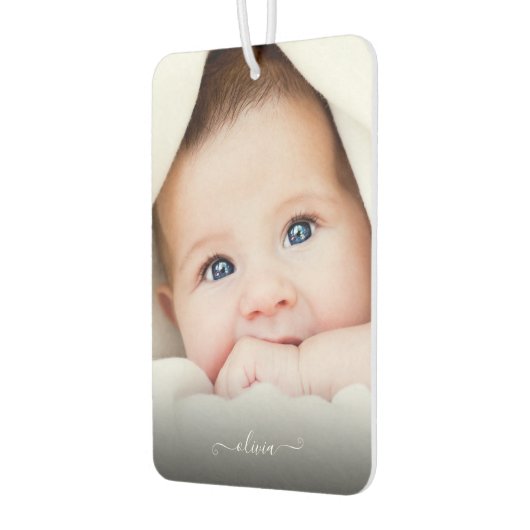 Custom Foto Car Name Air Freshener Autolufterfrischer (Links)