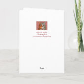 Custom Foto Cat Vater Geburtstag Karte (Rückseite)