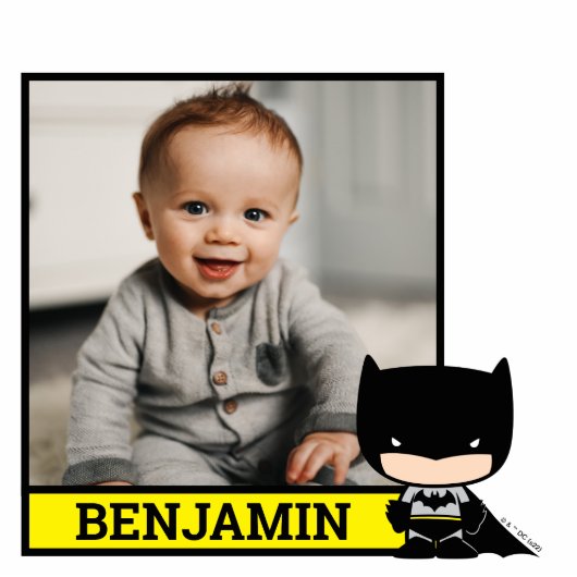 Custom Foto Chibi Batman Freistehende Fotoskulptur (Vorne)
