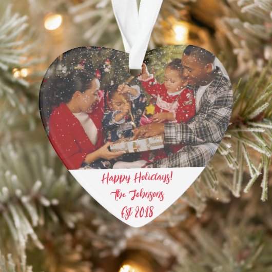 CUSTOM-FOTO-CHRISTMAS-VERZEICHNIS ORNAMENT (Baum)
