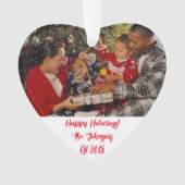 CUSTOM-FOTO-CHRISTMAS-VERZEICHNIS ORNAMENT (Vorderseite)