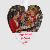 CUSTOM-FOTO-CHRISTMAS-VERZEICHNIS ORNAMENT (Vorderseite)