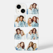 Custom Foto Collage 7 Square Fotos Weiß Case-Mate iPhone Hülle (Rückseite)