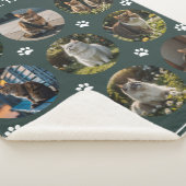 Custom Foto Collage Cats grün Sherpadecke (3/4)