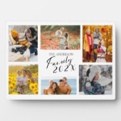 Custom Foto Collage der 2025-Familie Fotoplatte (Vorderseite)