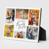 Custom Foto Collage der 2025-Familie Fotoplatte (Seite)