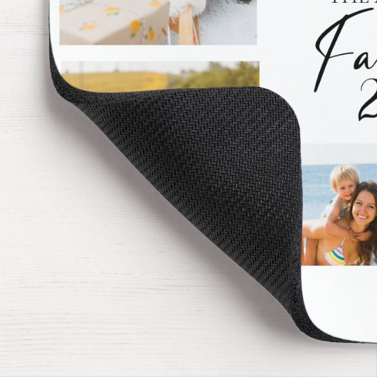 Custom Foto Collage der 2025-Familie Mousepad (Ecke)