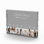 Custom Foto Collage Grau 7 Picture Wedding (Rechts)