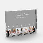 Custom Foto Collage Grau 7 Picture Wedding (Links)