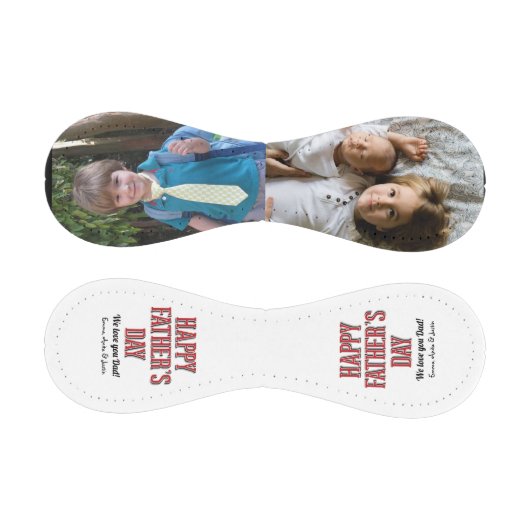 Custom Foto Collage Happy Vatertag Baseball (Paneele)