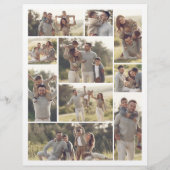 Custom Foto Collage Happy Vatertag Zeitung (Rückseite)