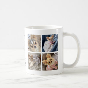 Custom Foto Collage Hund Rasse Fakten Chihuahua Kaffeetasse
