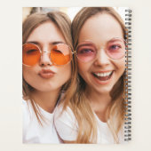 Custom Foto Collage Instagram Modernes Trendsetter Planer (Rückseite)