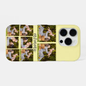 Custom Foto Collage iPhone Case - Personalisiert Hülle (Rückseite (Horizontal))