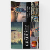 Custom Foto Collage Kindergarten Abschluss Banner (Vertikal)