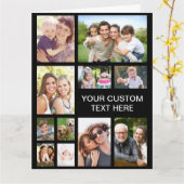 Custom Foto Collage Large Karte (Gelbe Blume)